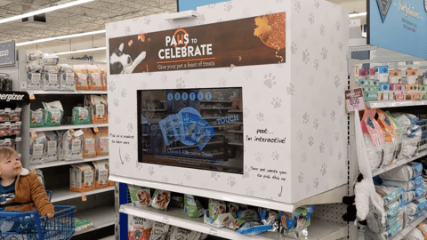 Nestle-Purina Meijer Interactive Endcap
